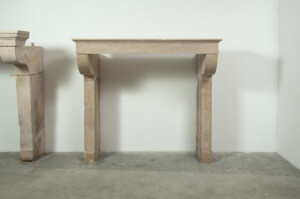 Gladde Kalkstenen Console Schouw