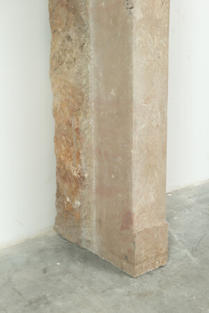 Gladde Kalkstenen Console Schouw