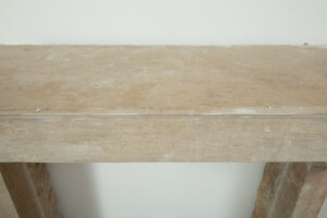 Gladde Kalkstenen Console Schouw