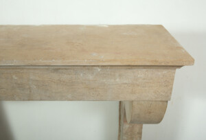 Gladde Kalkstenen Console Schouw