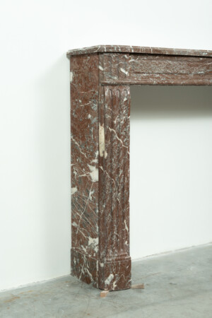 Rood Marmeren Louis XVI Schouw