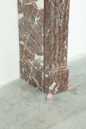 Rood Marmeren Louis XVI Schouw