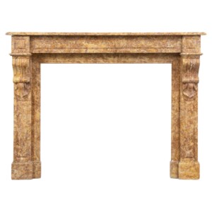 Gele Brocatelle Console Schouw