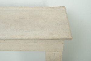 Lichte Kalkstenen Console Schouw