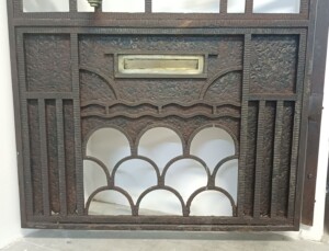 Smeedijzeren Franse Art Deco Deur