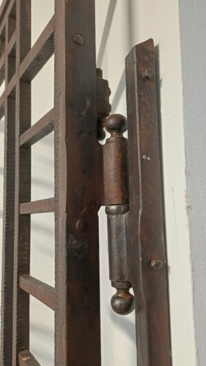 Smeedijzeren Franse Art Deco Deur