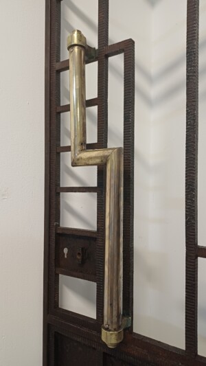 Smeedijzeren Franse Art Deco Deur
