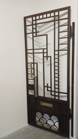 Smeedijzeren Franse Art Deco Deur