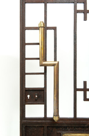 Smeedijzeren Franse Art Deco Deur