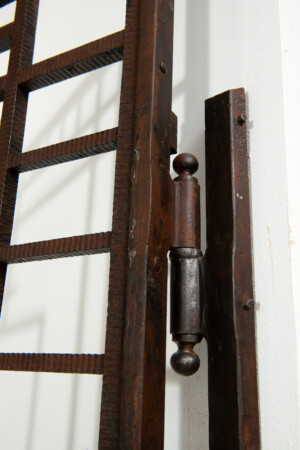 Smeedijzeren Franse Art Deco Deur