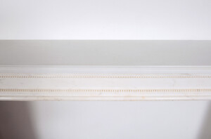 Set Wit Marmeren 18e-eeuwse Louis XVI Schouwen