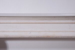 Set Wit Marmeren 18e-eeuwse Louis XVI Schouwen
